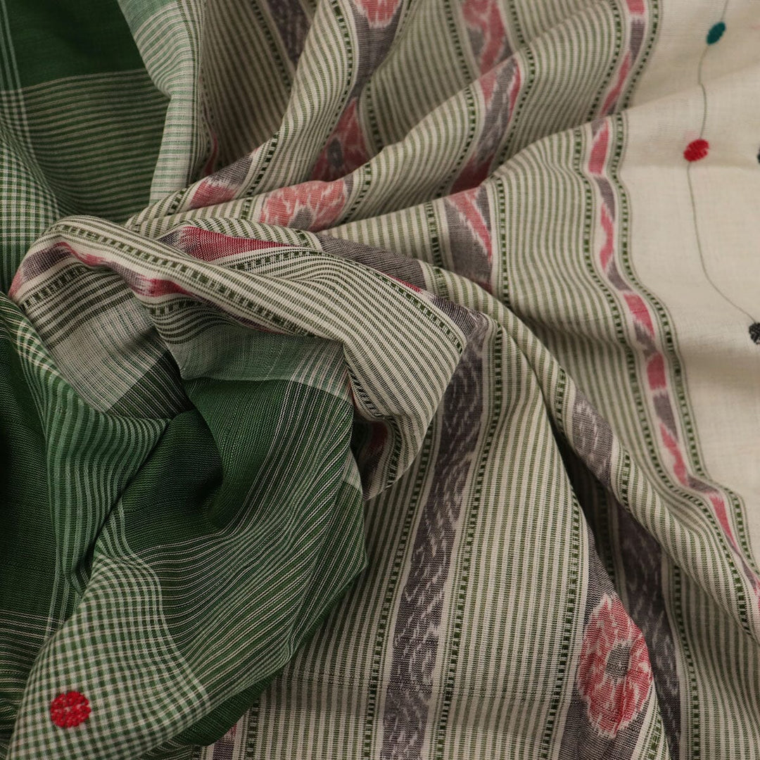 Handloom Sambalpuri Cotton Ikkat Saree Handloom Saree_Cotton Priyadarshini Handloom