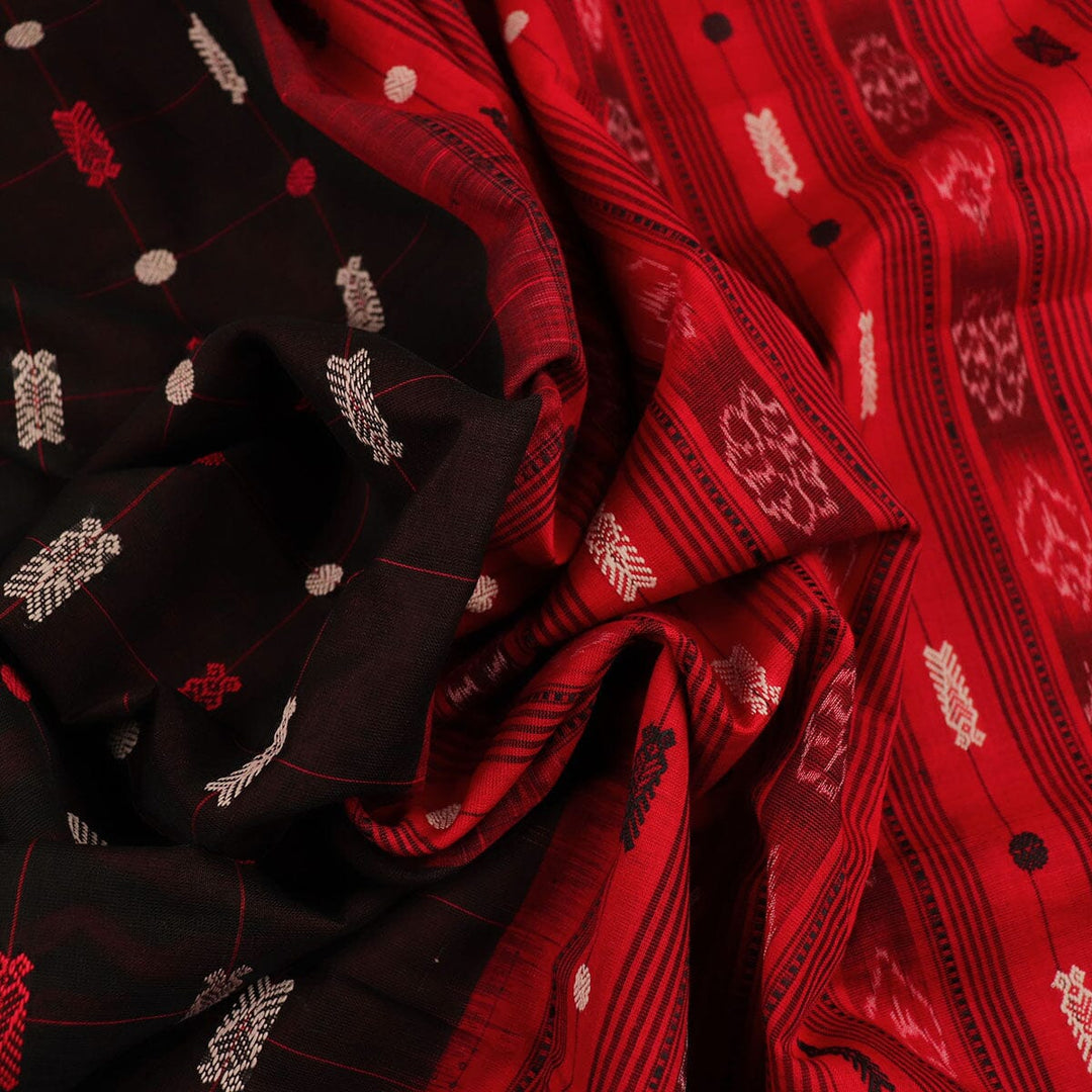 Handloom Sambalpuri Cotton Ikkat Saree Handloom Saree_Cotton Priyadarshini Handloom