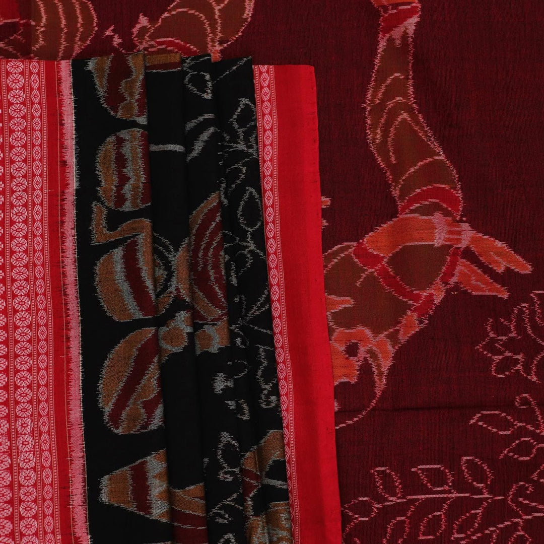 Handloom Sambalpuri Cotton Ikkat Saree Handloom Saree_Cotton Priyadarshini Handloom 