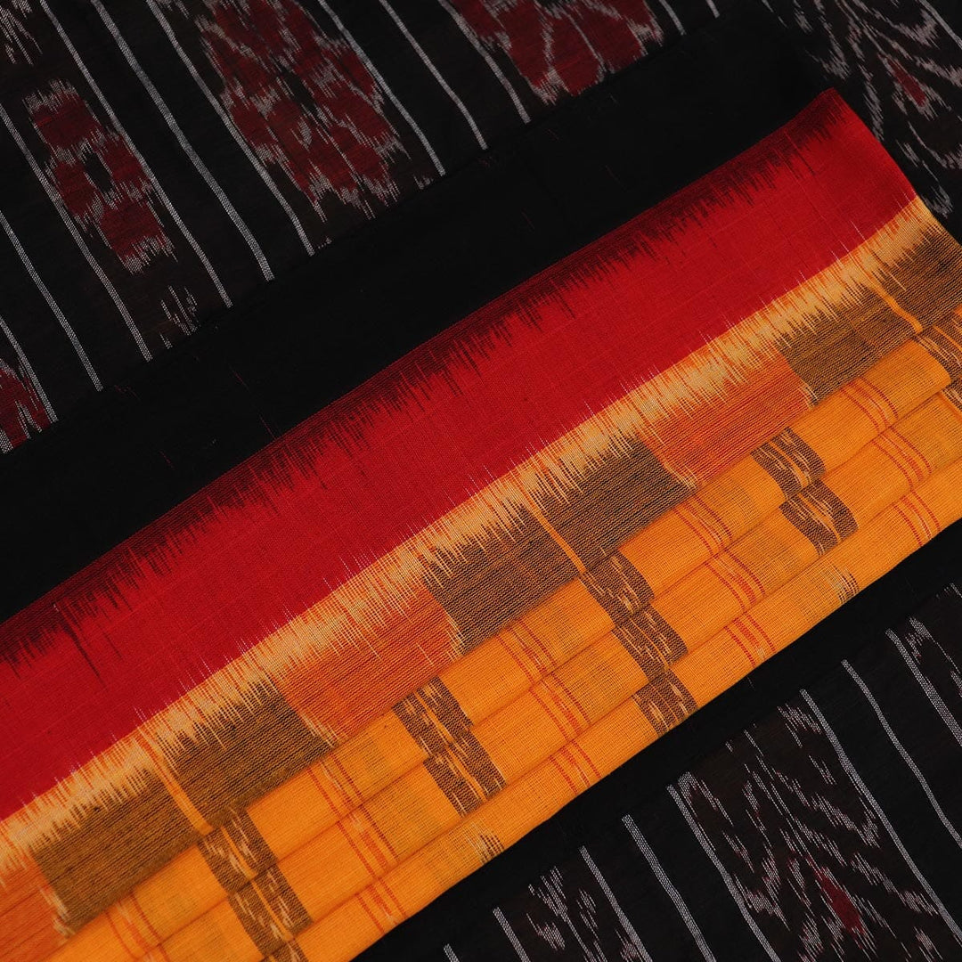 Handloom Sambalpuri Cotton Ikkat Saree Handloom Saree_Cotton Priyadarshini Handloom