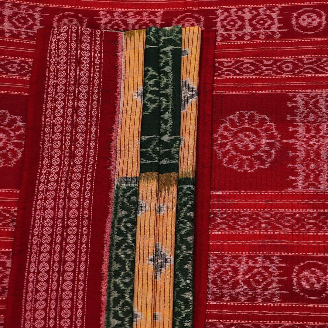 Handloom Sambalpuri Cotton Ikkat Saree Handloom Saree_Cotton Priyadarshini Handloom