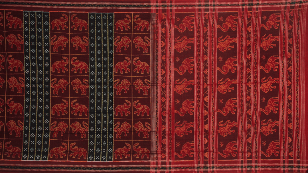 Handloom Sambalpuri Cotton Ikkat Saree Handloom Saree_Cotton Priyadarshini Handloom