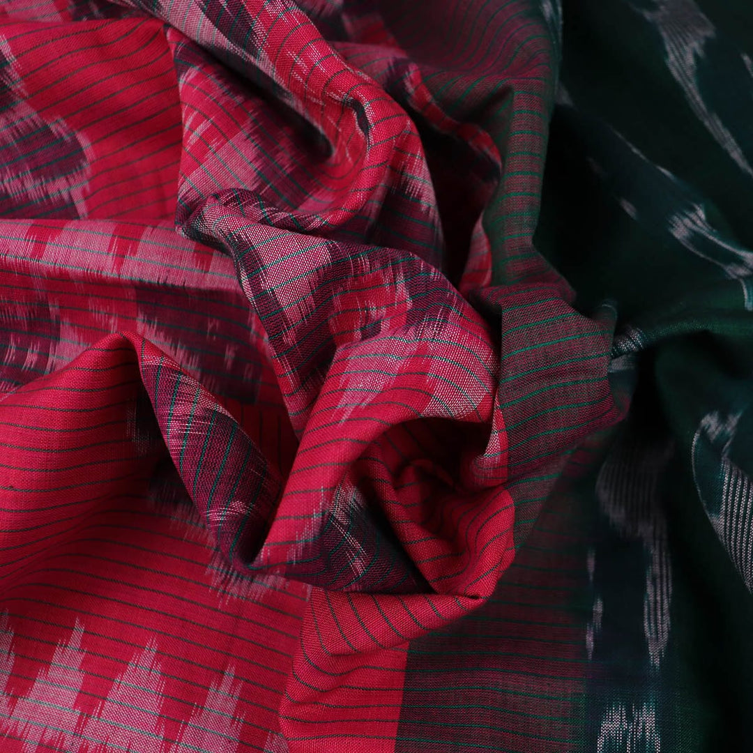 Handloom Sambalpuri Cotton Ikkat Saree Handloom Saree_Cotton Priyadarshini Handloom