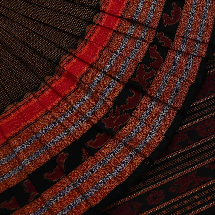 Handloom Sambalpuri Cotton Ikkat Saree Handloom Saree_Cotton Priyadarshini Handloom 