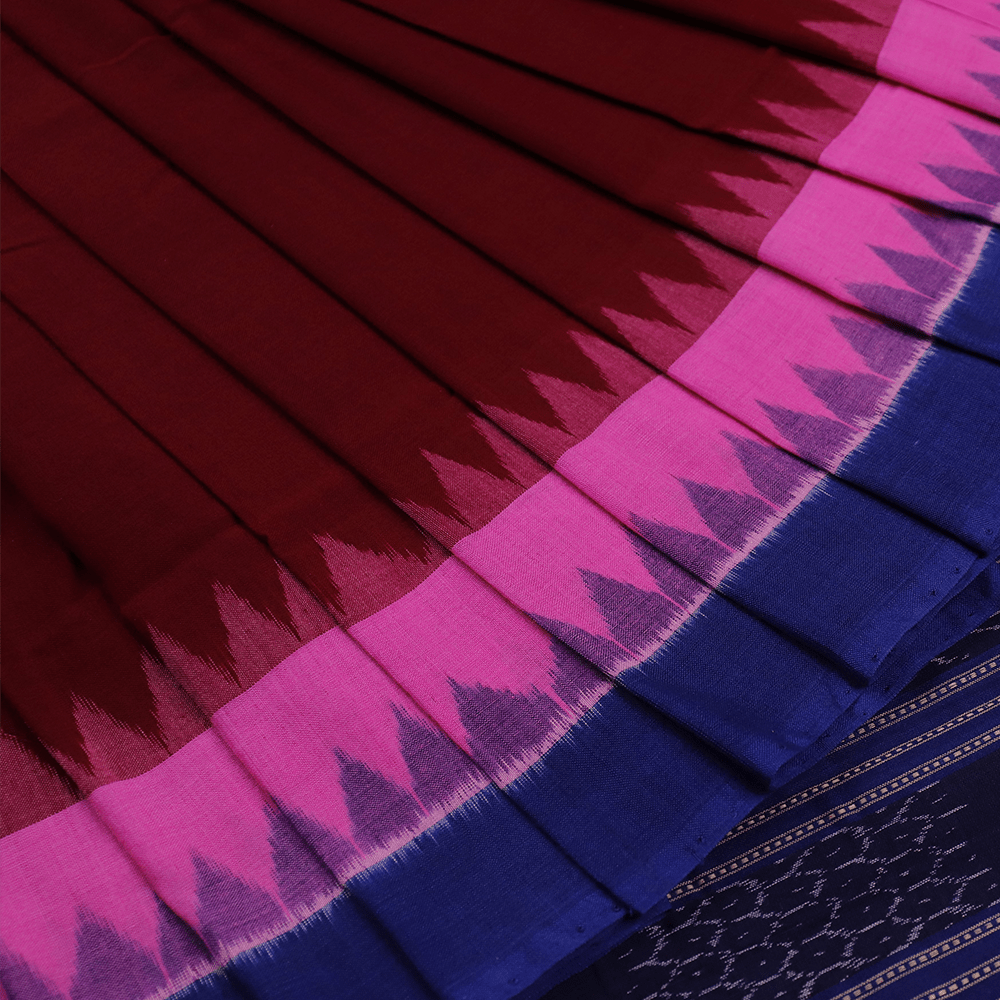 Handloom Sambalpuri Cotton Ikkat Saree Handloom Saree_Cotton Priyadarshini Handloom 