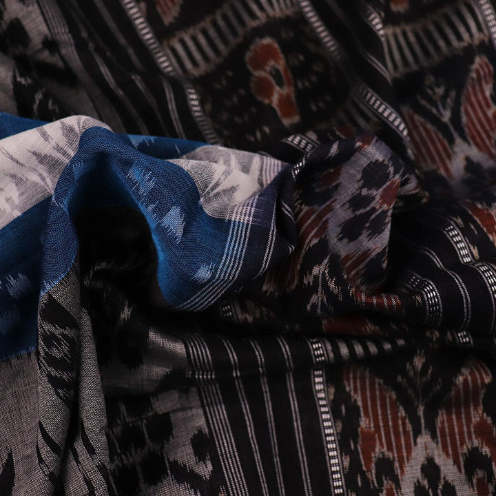 Handloom Sambalpuri Cotton Ikkat Saree Handloom Saree_Cotton Priyadarshini Handloom