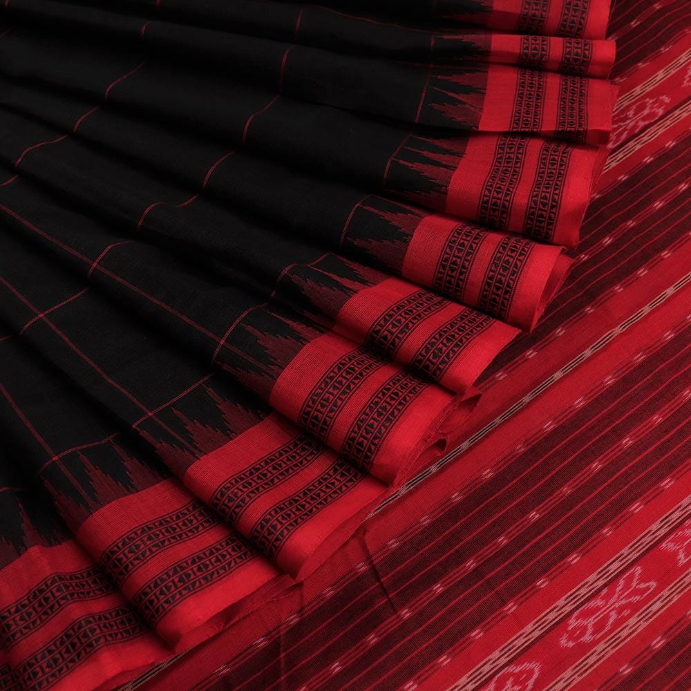 Handloom Sambalpuri Cotton Ikkat Saree Handloom Saree_Cotton Priyadarshini Handloom