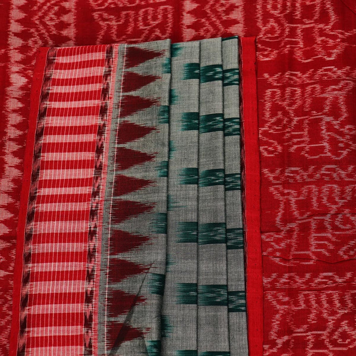 Handloom Sambalpuri Cotton Ikkat Saree Handloom Saree_Cotton Priyadarshini Handloom