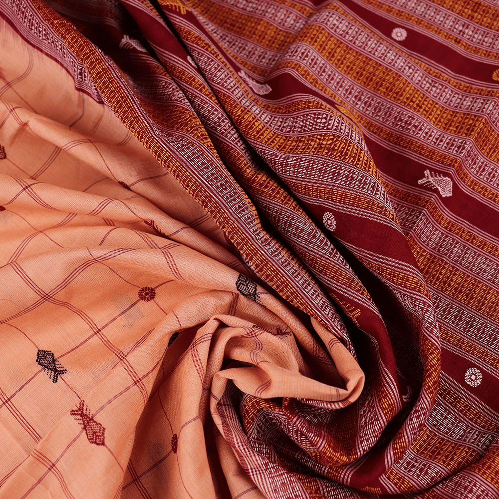 Handloom Sambalpuri Cotton Ikkat Saree Handloom Saree_Cotton Priyadarshini Handloom
