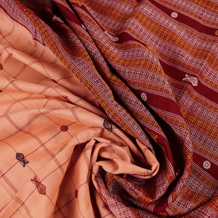 Handloom Sambalpuri Cotton Ikkat Saree Handloom Saree_Cotton Priyadarshini Handloom