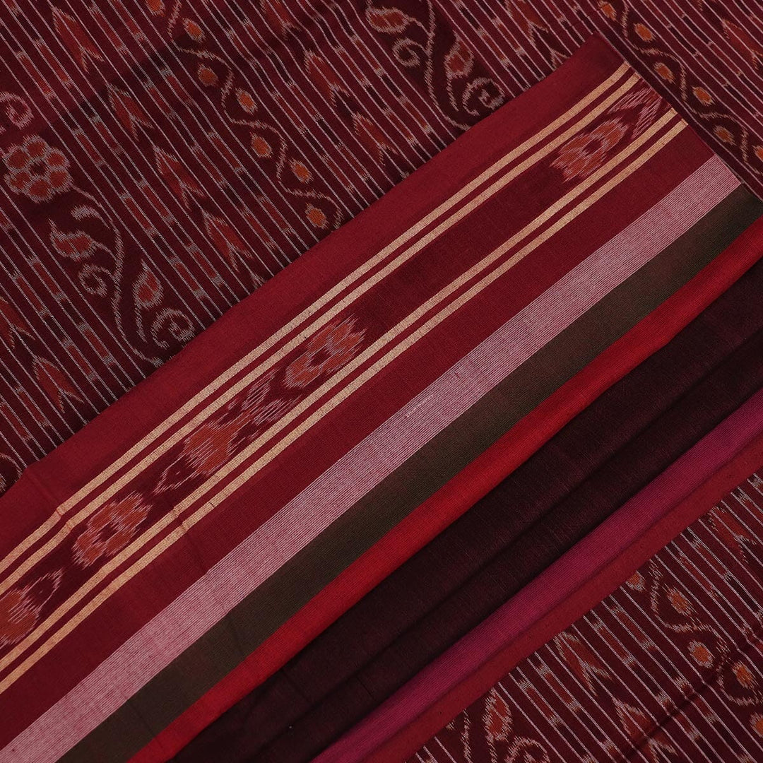 Handloom Sambalpuri Cotton Ikkat Saree Handloom Saree_Cotton Priyadarshini Handloom