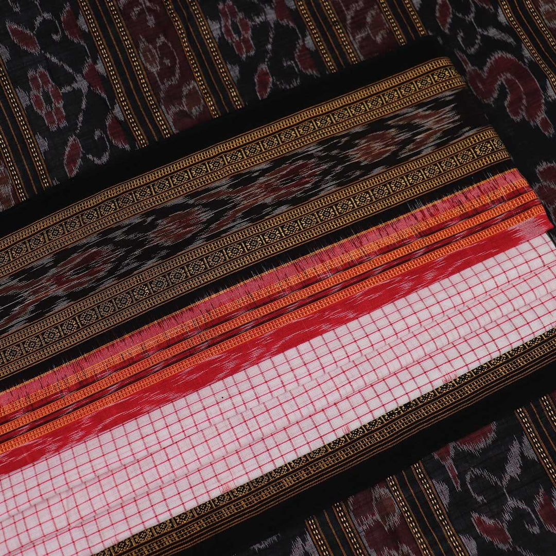 Handloom Sambalpuri Cotton Ikkat Saree Handloom Saree_Cotton Priyadarshini Handloom