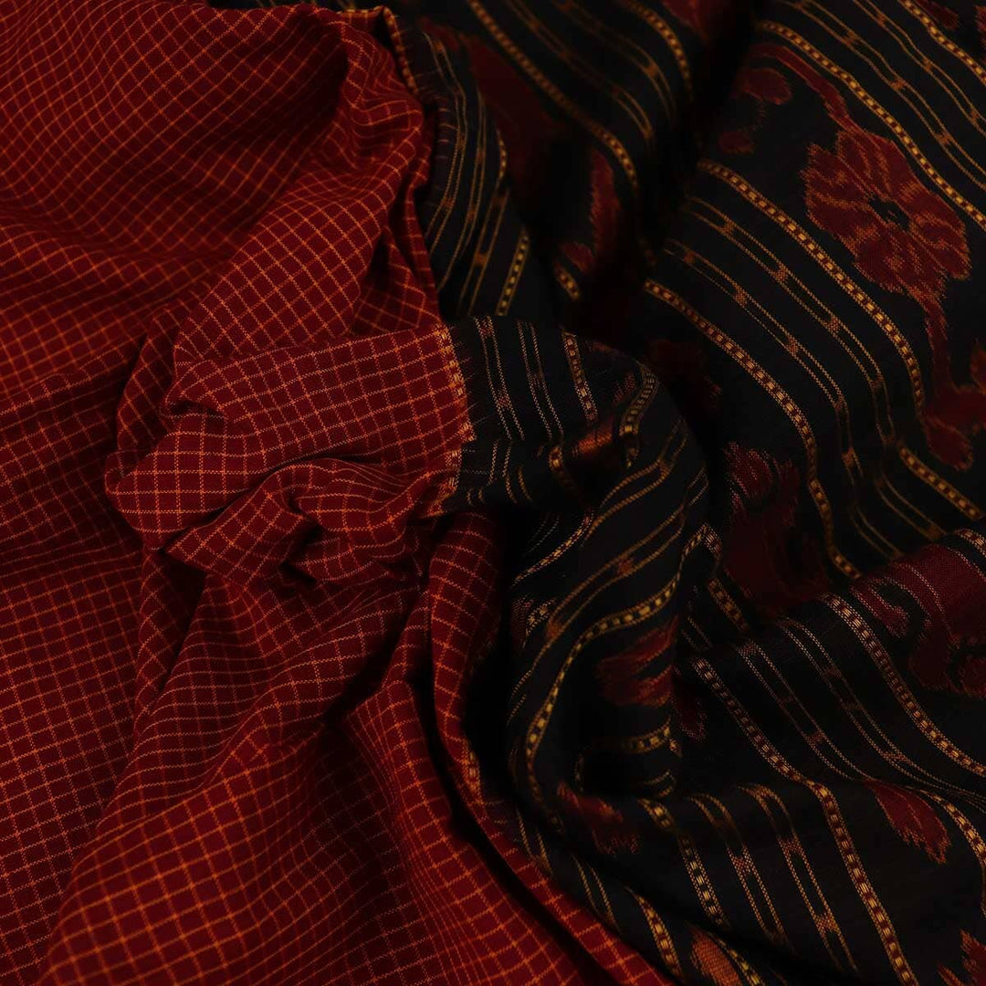 Handloom Sambalpuri Cotton Ikkat Saree Handloom Saree_Cotton Priyadarshini Handloom