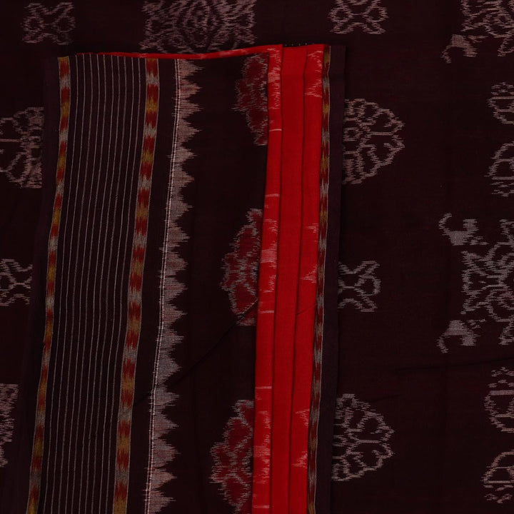 Handloom Sambalpuri Cotton Ikkat Saree Handloom Saree_Cotton Priyadarshini Handloom
