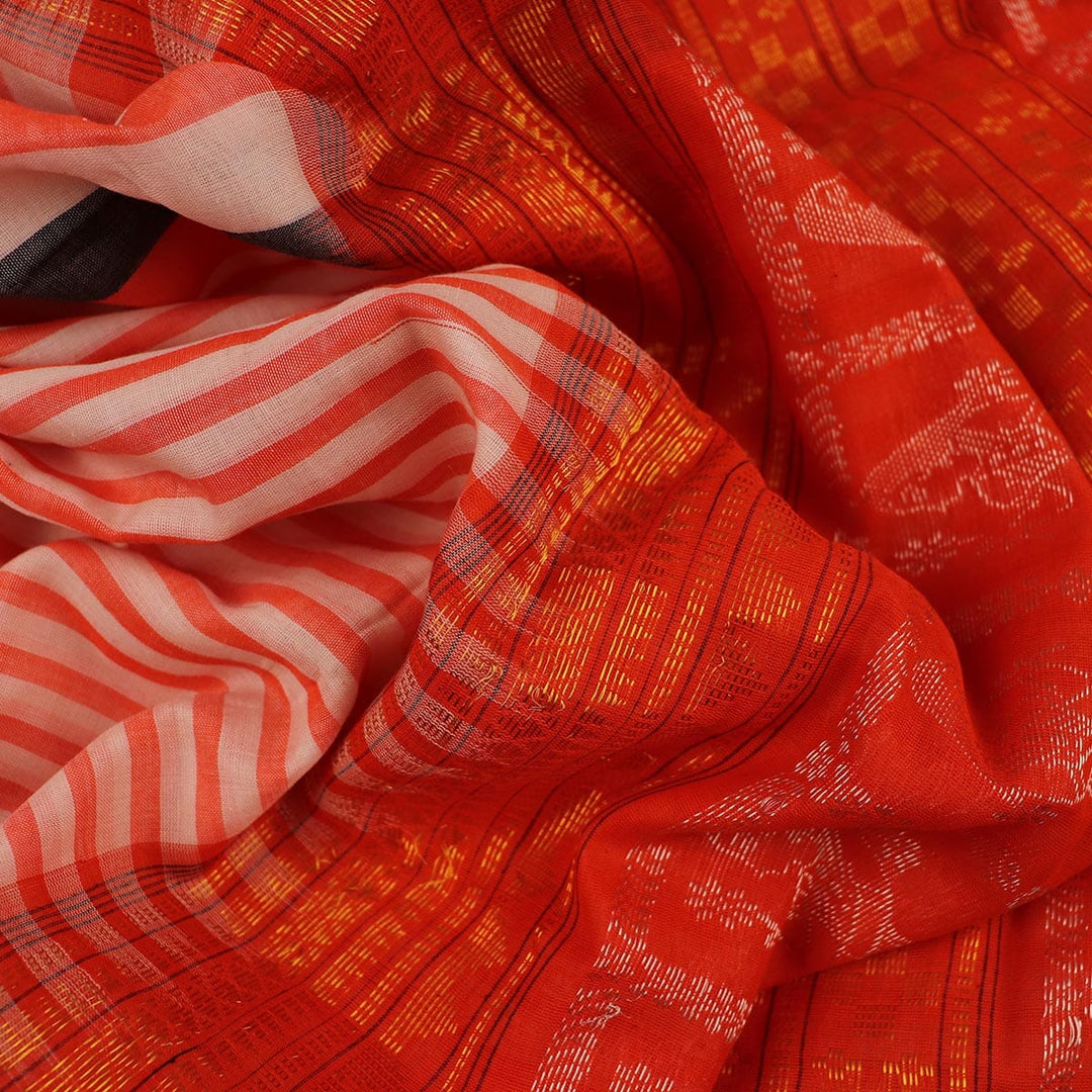 Handloom Sambalpuri Cotton Ikkat Saree Handloom Saree_Cotton Priyadarshini Handloom