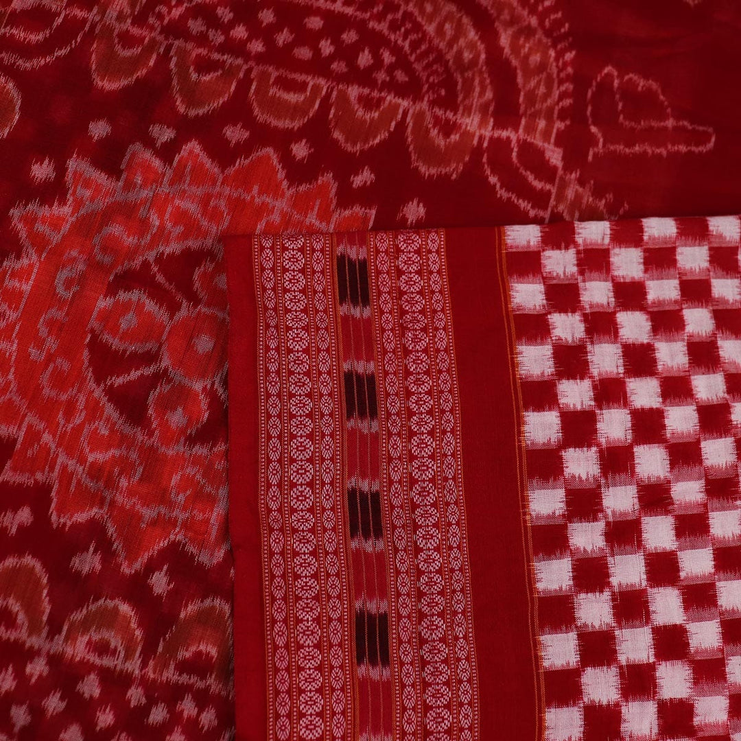 Handloom Sambalpuri Cotton Ikkat Saree Handloom Saree_Cotton Priyadarshini Handloom