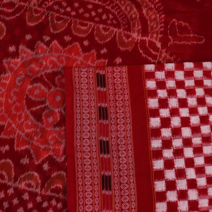 Handloom Sambalpuri Cotton Ikkat Saree Handloom Saree_Cotton Priyadarshini Handloom