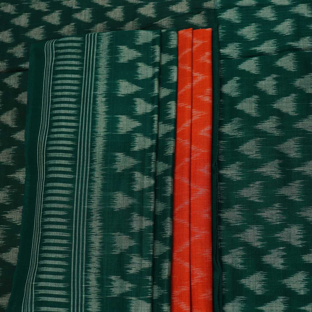 Handloom Sambalpuri Cotton Ikkat Saree Handloom Saree_Cotton Priyadarshini Handloom