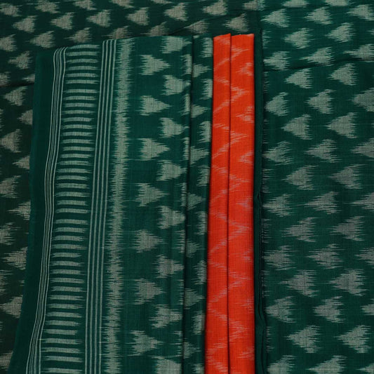 Handloom Sambalpuri Cotton Ikkat Saree Handloom Saree_Cotton Priyadarshini Handloom