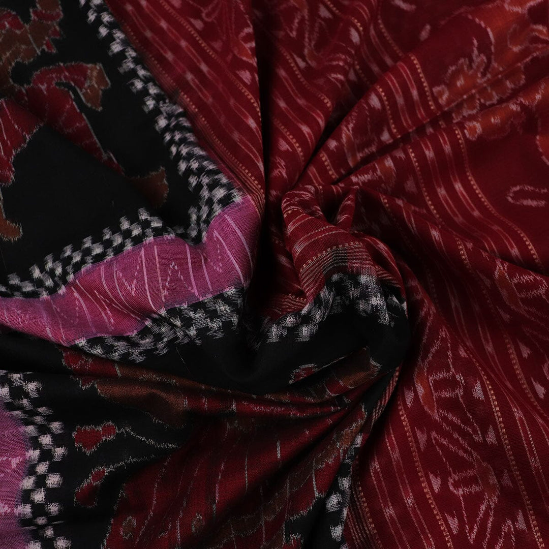 Handloom Sambalpuri Cotton Ikkat Saree Handloom Saree_Cotton Priyadarshini Handloom