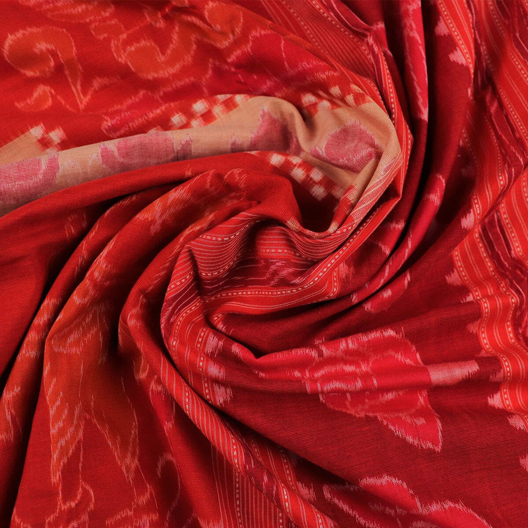 Handloom Sambalpuri Cotton Ikkat Saree Handloom Saree_Cotton Priyadarshini Handloom