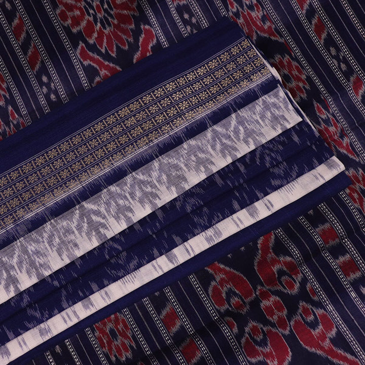 Handloom Sambalpuri Cotton Ikkat Saree Handloom Saree_Cotton Priyadarshini Handloom