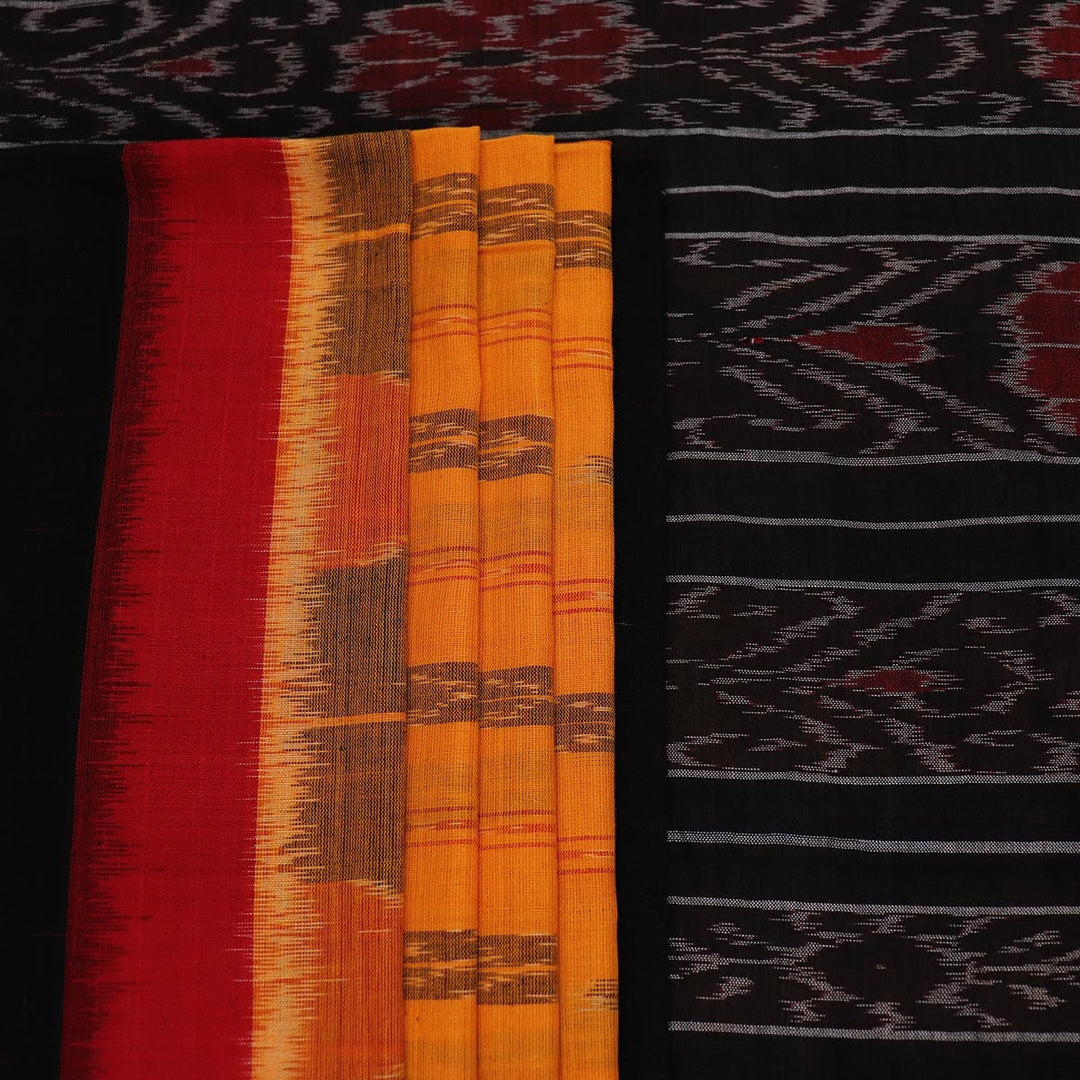 Handloom Sambalpuri Cotton Ikkat Saree Handloom Saree_Cotton Priyadarshini Handloom