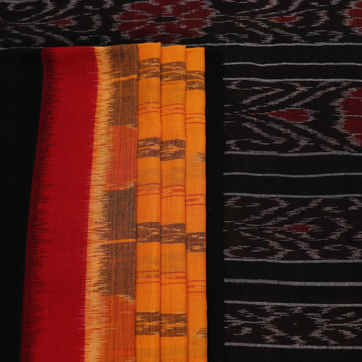 Handloom Sambalpuri Cotton Ikkat Saree Handloom Saree_Cotton Priyadarshini Handloom