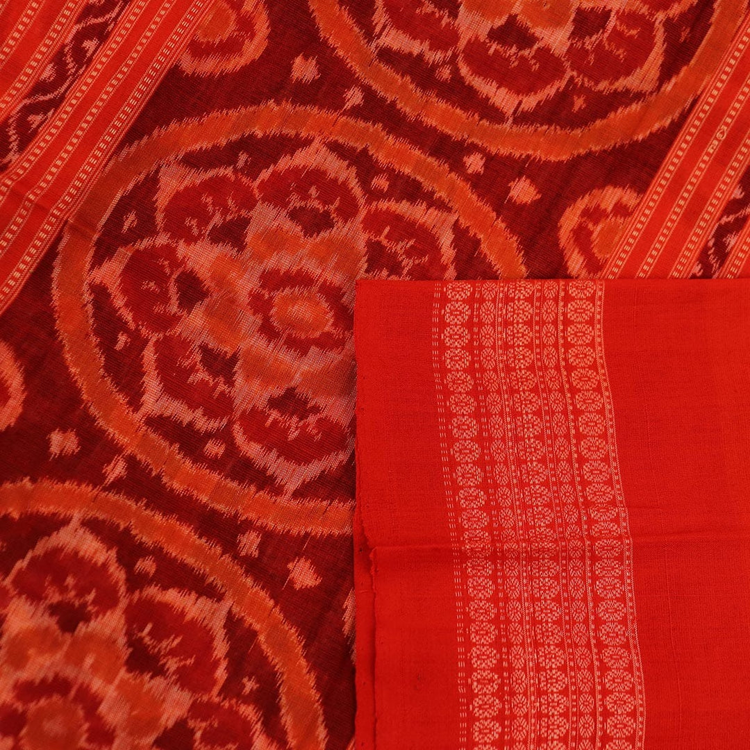 Handloom Sambalpuri Cotton Ikkat Saree Handloom Saree_Cotton Priyadarshini Handloom