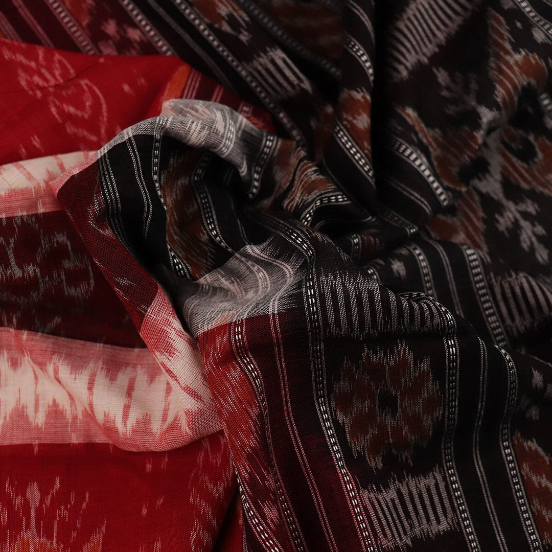 Handloom Sambalpuri Cotton Ikkat Saree Handloom Saree_Cotton Priyadarshini Handloom