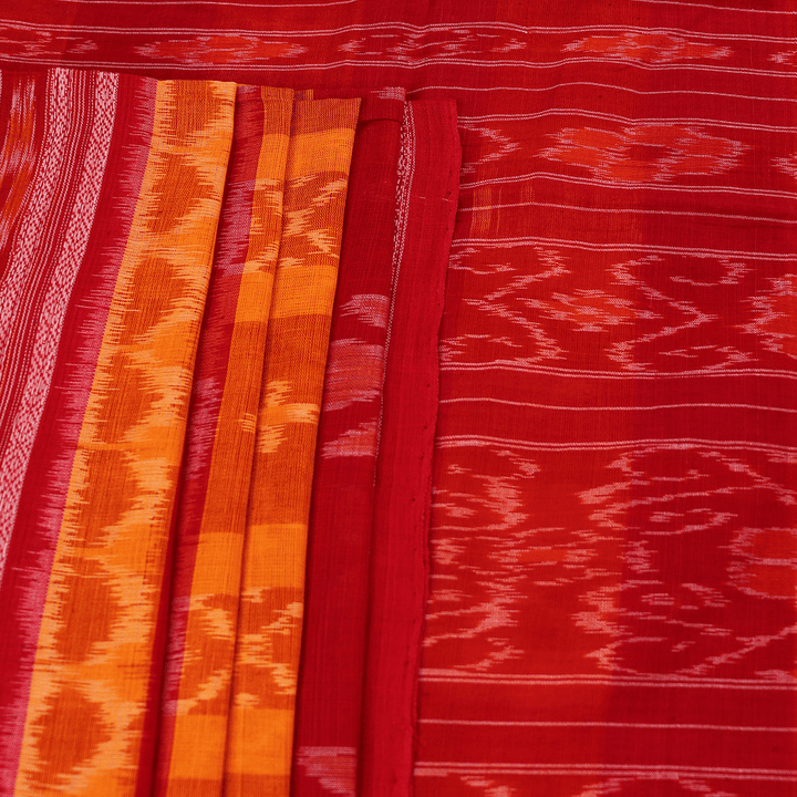 Handloom Sambalpuri Cotton Ikkat Saree Handloom Saree_Cotton Priyadarshini Handloom 