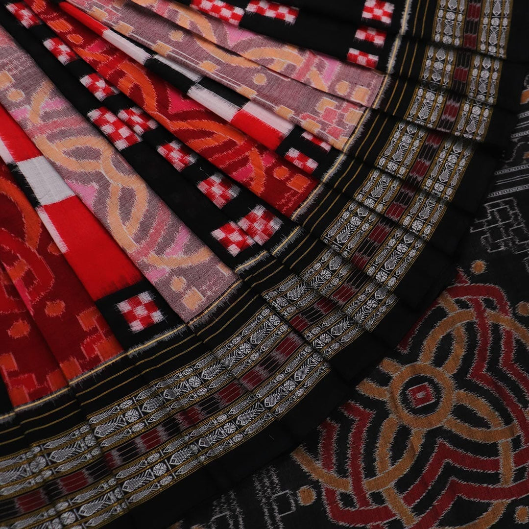Handloom Sambalpuri Cotton Ikkat Saree Handloom Saree_Cotton Priyadarshini Handloom