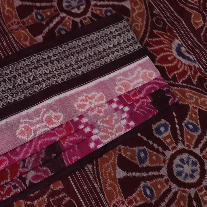 Handloom Sambalpuri Cotton Ikkat Saree Handloom Saree_Cotton Priyadarshini Handloom