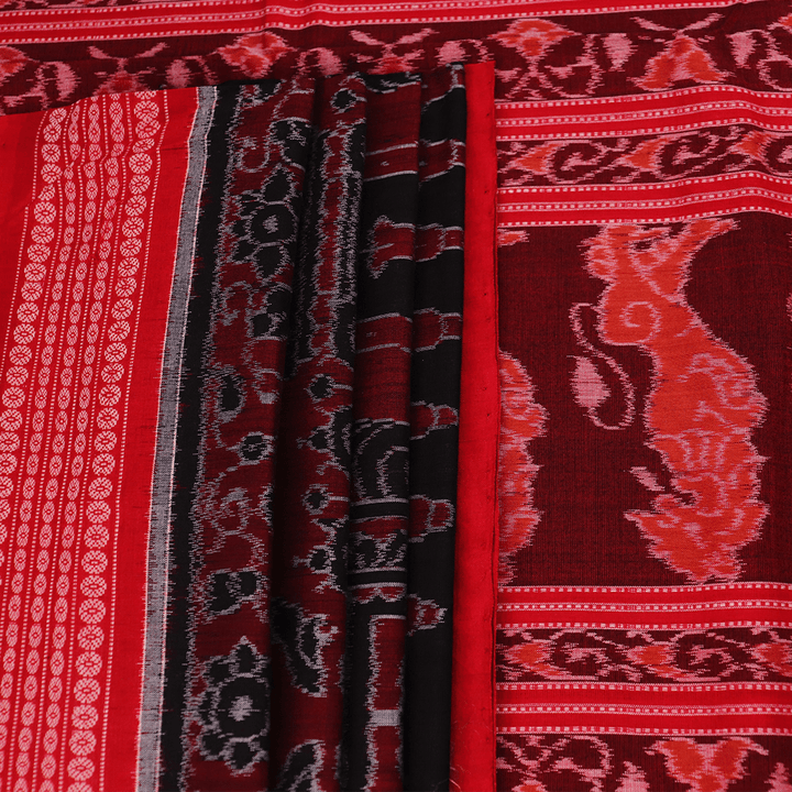 Handloom Sambalpuri Cotton Ikkat Saree Handloom Saree_Cotton Priyadarshini Handloom