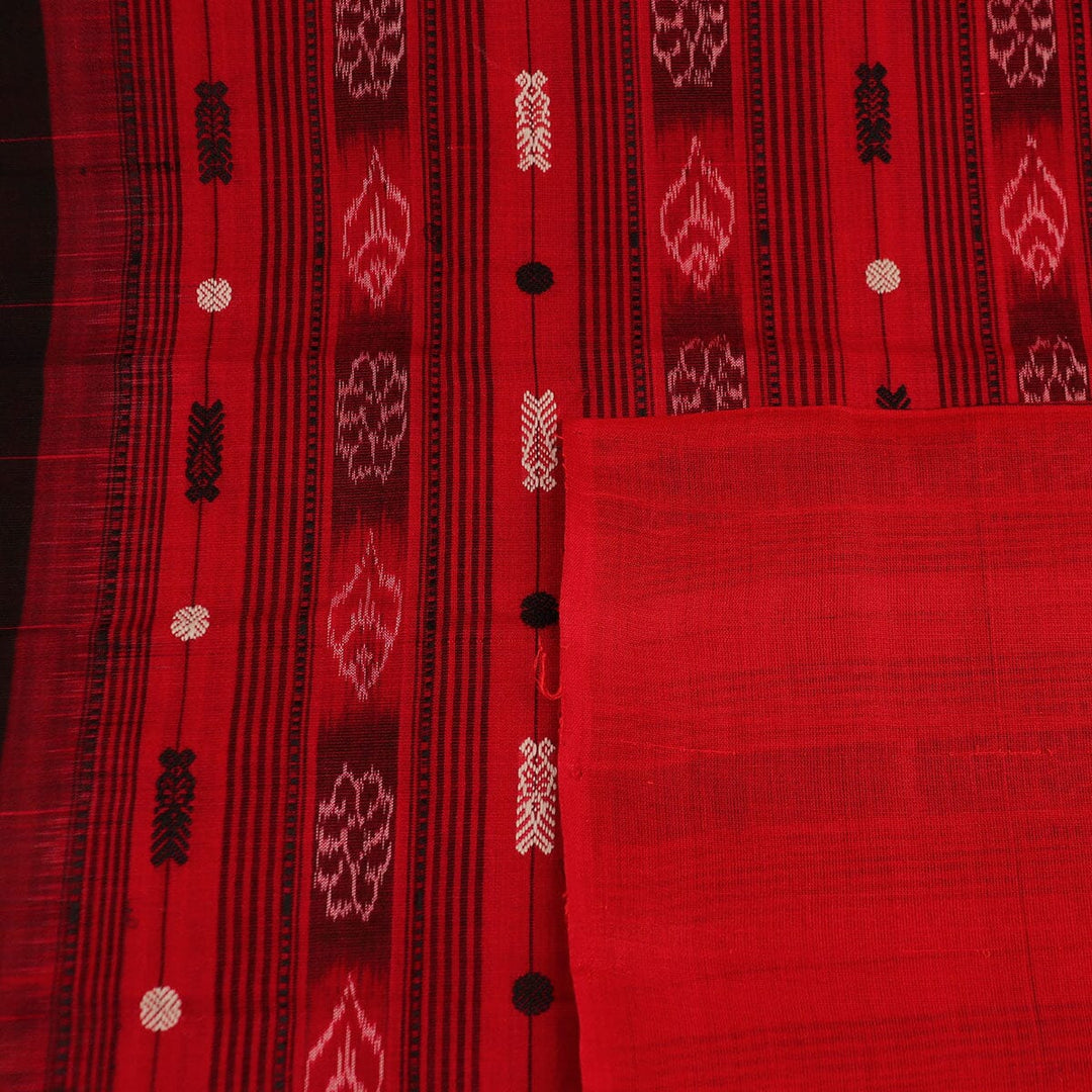 Handloom Sambalpuri Cotton Ikkat Saree Handloom Saree_Cotton Priyadarshini Handloom