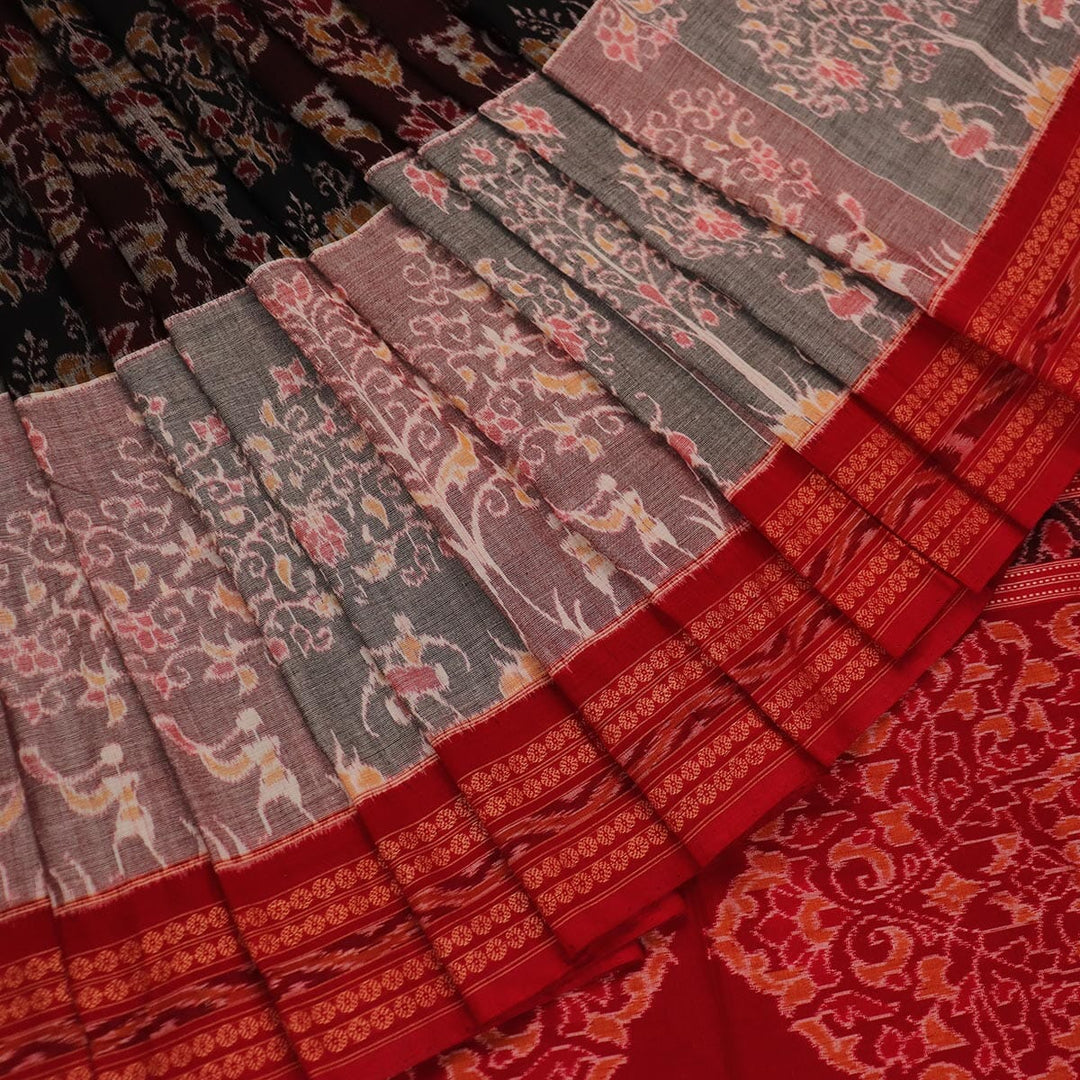 Handloom Sambalpuri Cotton Ikkat Saree Handloom Saree_Cotton Priyadarshini Handloom