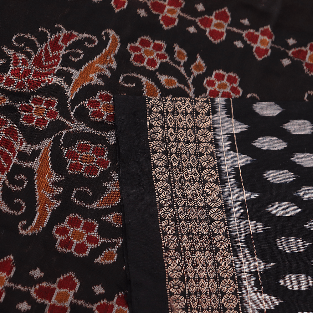 Handloom Sambalpuri Cotton Ikkat Saree Handloom Saree_Cotton Priyadarshini Handloom