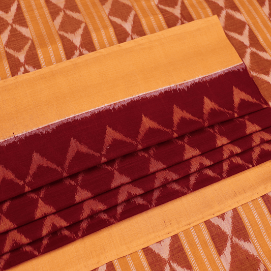Handloom Sambalpuri Cotton Ikkat Saree Handloom Saree_Cotton Priyadarshini Handloom