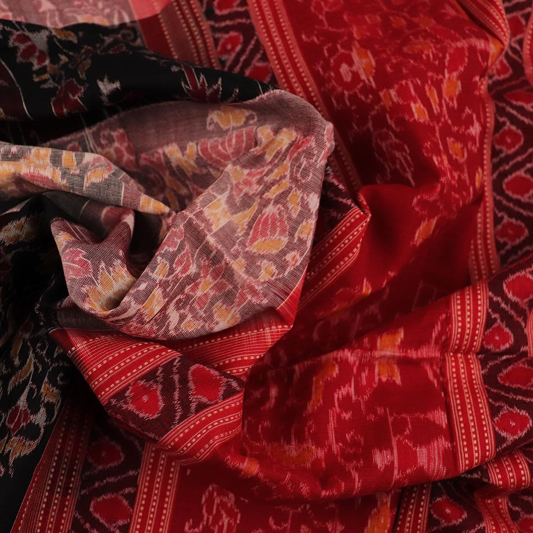 Handloom Sambalpuri Cotton Ikkat Saree Handloom Saree_Cotton Priyadarshini Handloom
