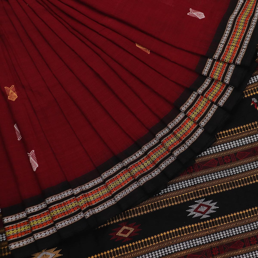 Handloom Sambalpuri Cotton Ikkat Saree Handloom Saree_Cotton Priyadarshini Handloom