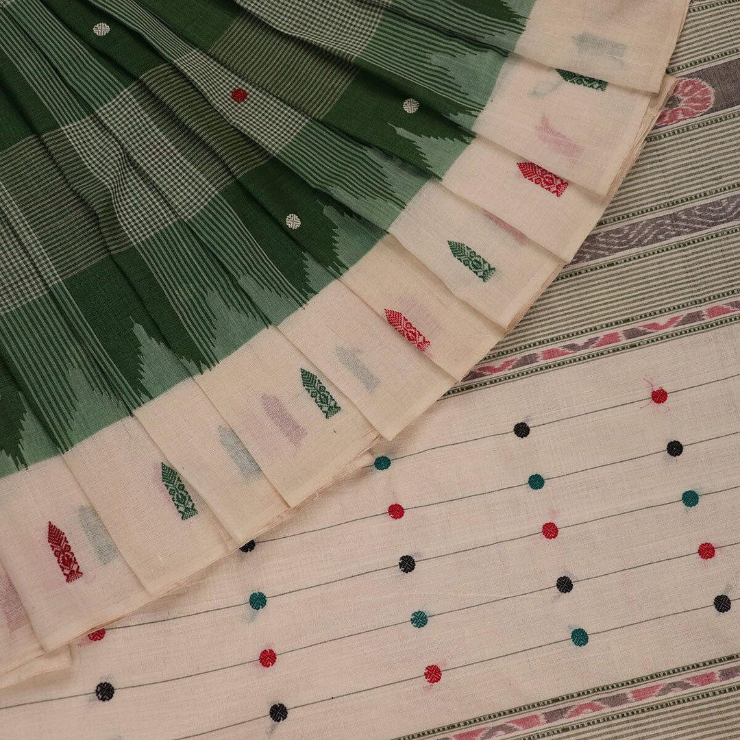 Handloom Sambalpuri Cotton Ikkat Saree Handloom Saree_Cotton Priyadarshini Handloom