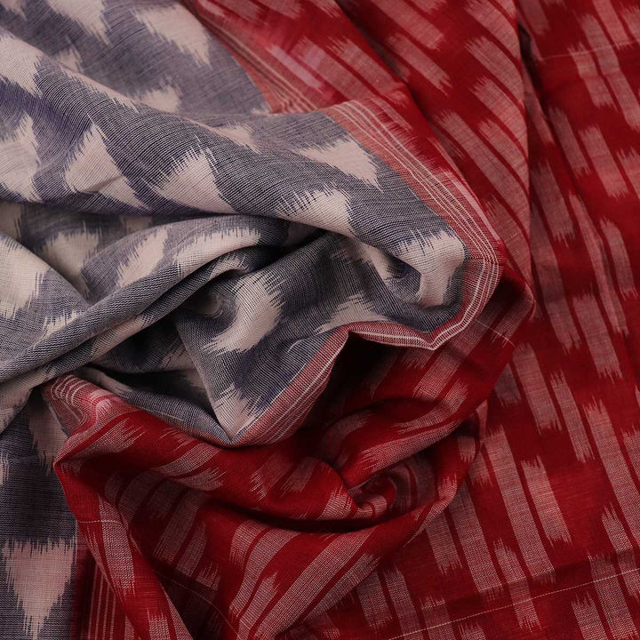 Handloom Sambalpuri Cotton Ikkat Saree Handloom Saree_Cotton Priyadarshini Handloom