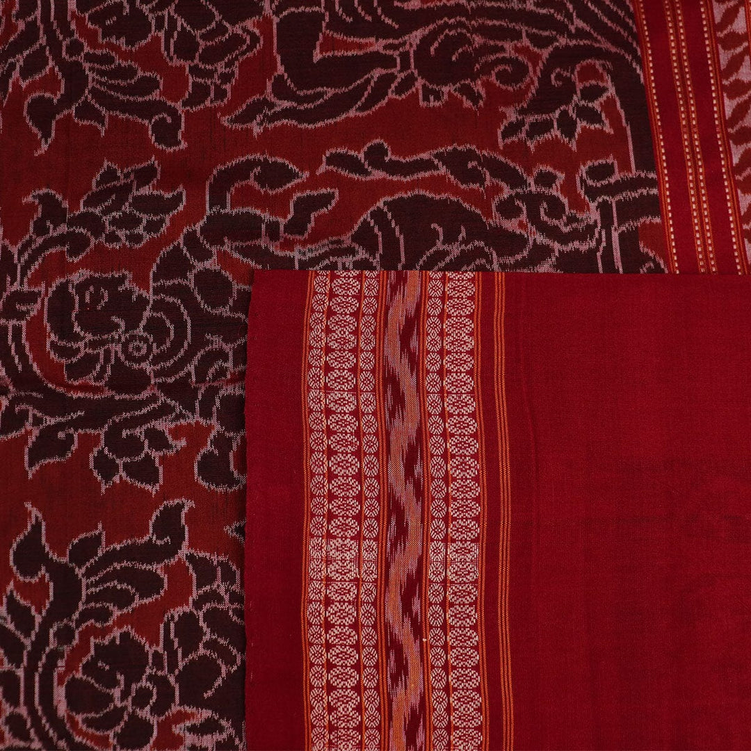 Handloom Sambalpuri Cotton Ikkat Saree Handloom Saree_Cotton Priyadarshini Handloom
