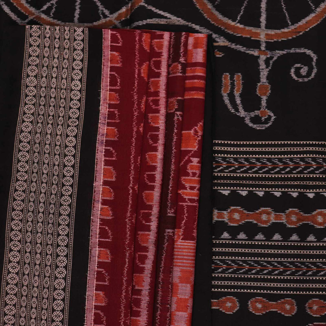 Handloom Sambalpuri Cotton Ikkat Saree Handloom Saree_Cotton Priyadarshini Handloom