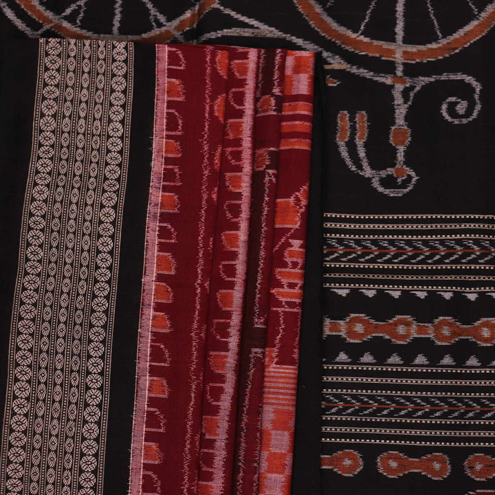 Handloom Sambalpuri Cotton Ikkat Saree Handloom Saree_Cotton Priyadarshini Handloom