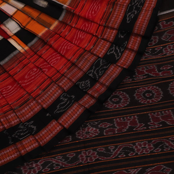 Handloom Sambalpuri Cotton Ikkat Saree Handloom Saree_Cotton Priyadarshini Handloom