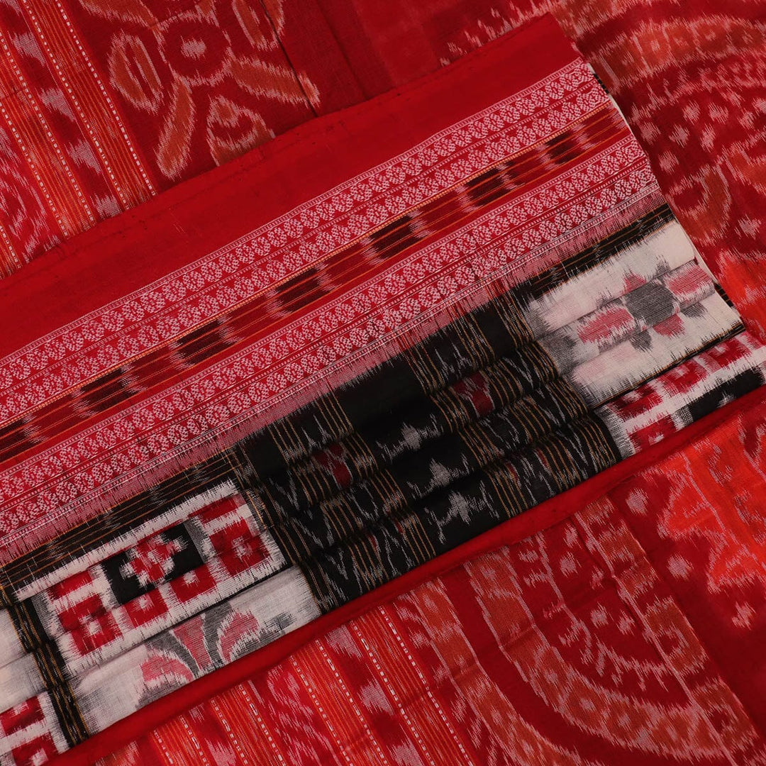 Handloom Sambalpuri Cotton Ikkat Saree Handloom Saree_Cotton Priyadarshini Handloom