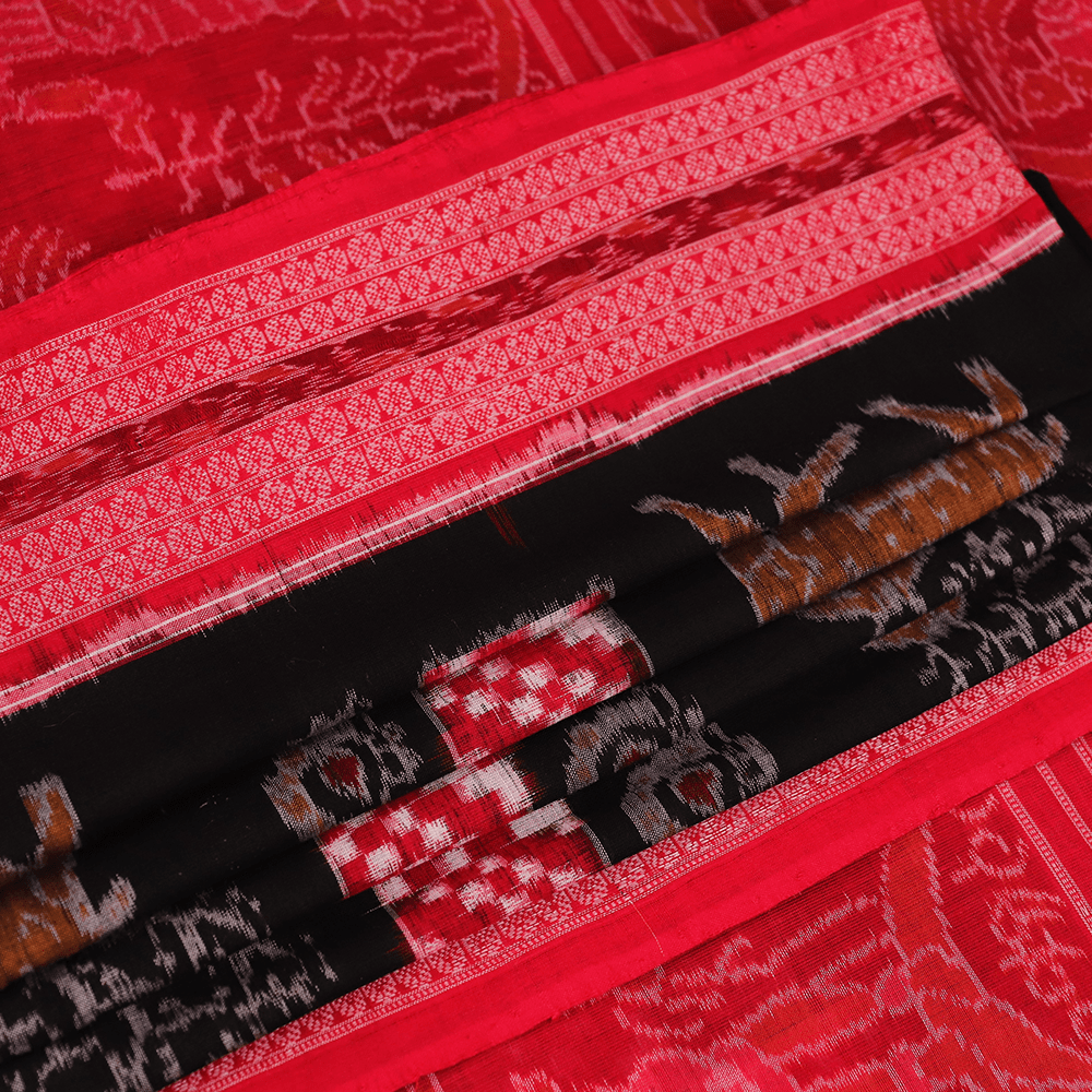 Handloom Sambalpuri Cotton Ikkat Saree Handloom Saree_Cotton Priyadarshini Handloom