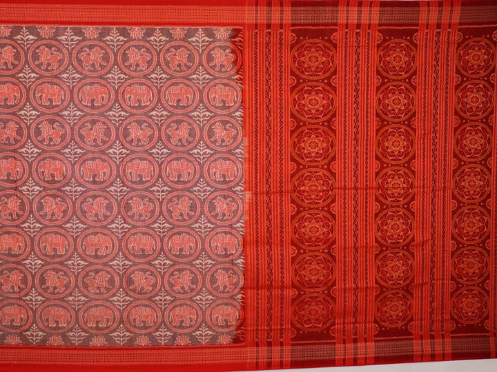 Handloom Sambalpuri Cotton Ikkat Saree Handloom Saree_Cotton Priyadarshini Handloom