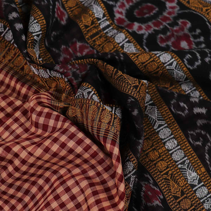 Handloom Sambalpuri Cotton Ikkat Saree Handloom Saree_Cotton Priyadarshini Handloom